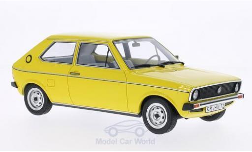 Diecast model cars Volkswagen Polo Base I L (Typ 86) yellow 1975 1/18 BoS Models