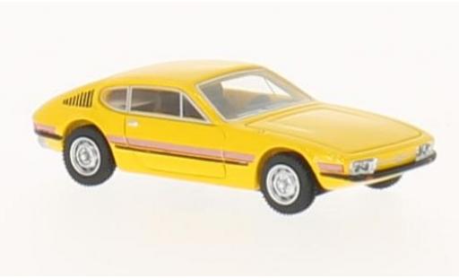 Diecast model cars Volkswagen SP2 Base yellow/Dekor 1972 1/87 BoS Models