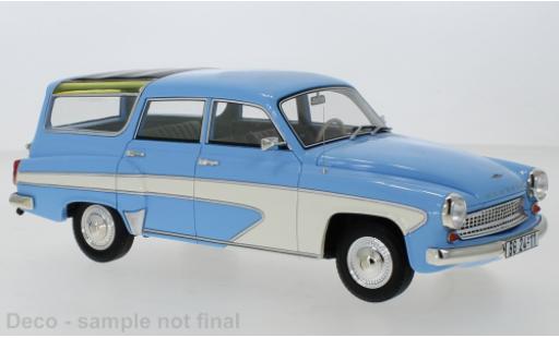 Diecast model cars Wartburg 312 Camping Deluxe blue/white 1967 1/18 BoS Models