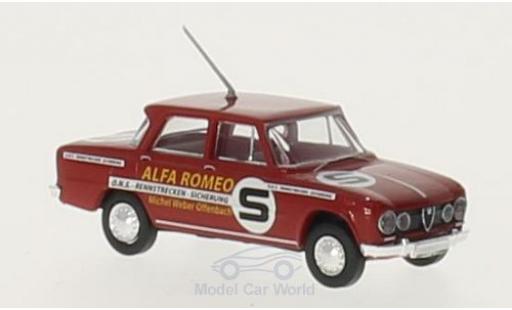 Diecast model cars Alfa Romeo Giulia 1600 ONS 1/87 Brekina