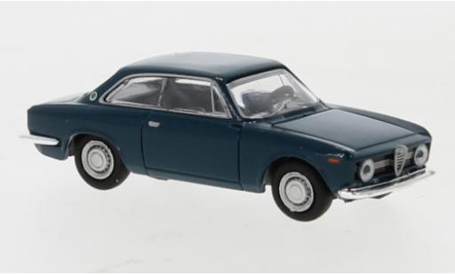 Diecast model cars Alfa Romeo Giulia sprint gt turquoise 1974 1/87 Brekina