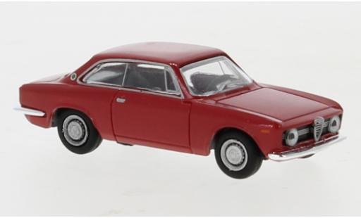Diecast model cars Alfa Romeo Giulia sprint gt red 1974 1/87 Brekina