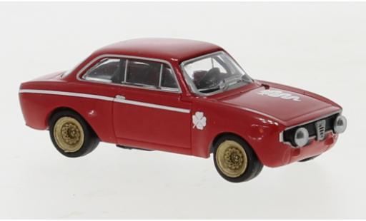 Diecast model cars Alfa Romeo Giulia sprint gta A 1300 red 1965 1/87 Brekina