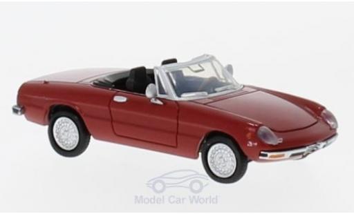 Diecast model cars Alfa Romeo Spider Duetto 2000 Fastback red 1/87 Brekina