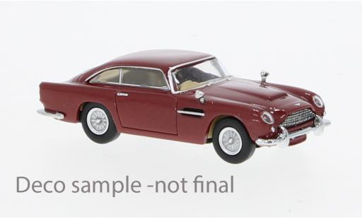 Diecast model cars Aston Martin DB5 saloon metallise red 1964 1/87 Brekina