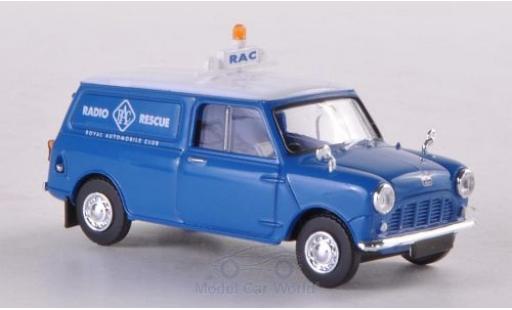 Diecast model cars Austin Mini Van utilitaire RAC Radio Rescue 1/87 Brekina