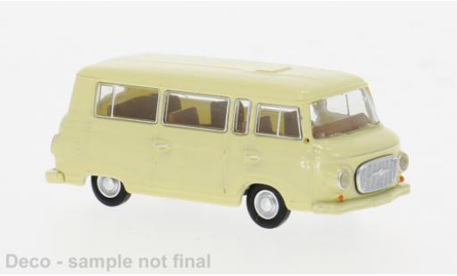 Diecast model cars Barkas B 1000 minibus Bus beige 1962 1/87 Brekina