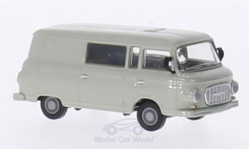 Diecast model cars Barkas B 1000 minibus Halbbus grey 1/87 Brekina