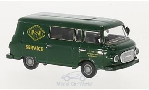 Diecast model cars Barkas B 1000 minibus Halbbus VEB Vogtlandstoffe 1/87 Brekina
