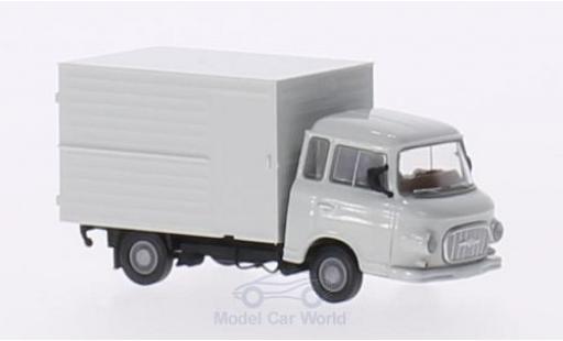 Diecast model cars Barkas B 1000 fourgon grey trunk 1/87 Brekina