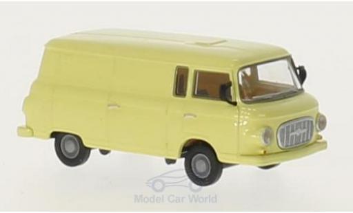 Diecast model cars Barkas B 1000 fourgon van beige 1/87 Brekina