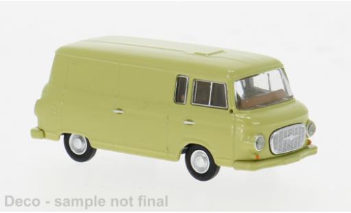 Diecast model cars Barkas B 1000 fourgon van beige 1962 1/87 Brekina