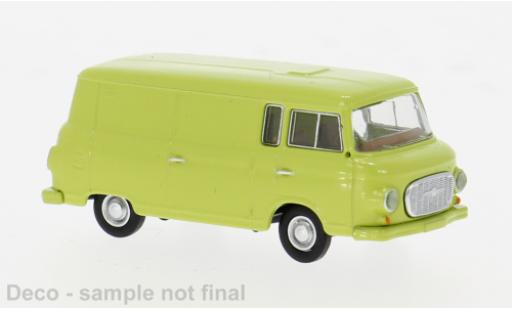 Diecast model cars Barkas B 1000 fourgon van green 1962 1/87 Brekina