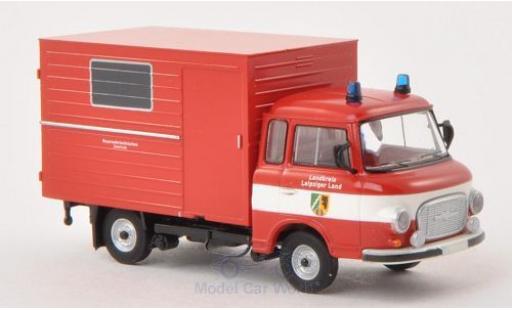 Diecast model cars Barkas B 1000 pompiers trunk Fire brigade Leipziger Land 1/87 Brekina