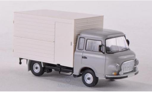 Diecast model cars Barkas B 1000 fourgon trunk grey 1/87 Brekina