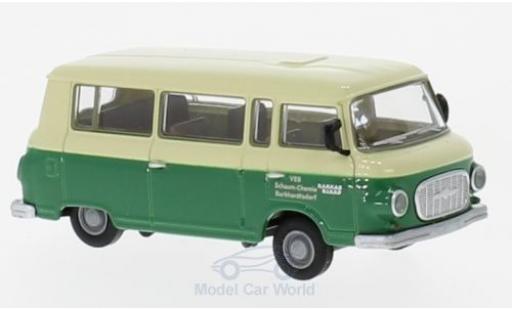 Diecast model cars Barkas B1000 minibus Bus VEB Schaum-Chemie Burkhardtsdorf 1/87 Brekina