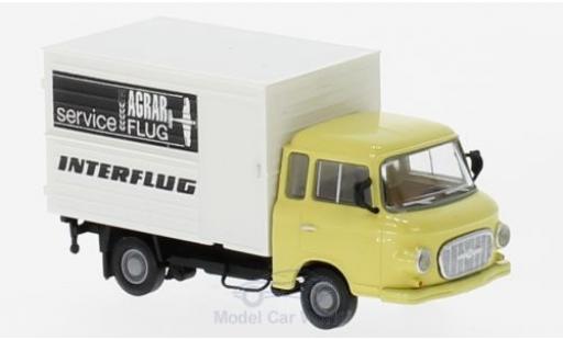 Diecast model cars Barkas B1000 fourgon trunk Interflug Agrarservice 1/87 Brekina