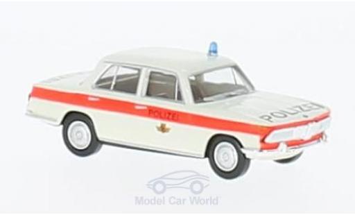 Diecast model cars Bmw 2000 police Bern 1/87 Brekina