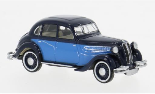 Diecast model cars Bmw 326 berline blue/blue 1936 1/87 Brekina