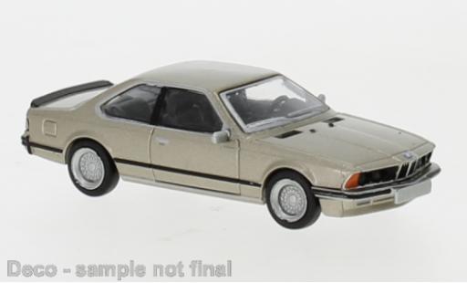 Diecast model cars Bmw 635 coupe i metallic gold 1977 1/87 Brekina