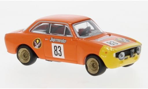 Diecast model cars Alfa Romeo Giulia sprint gta A 1300 J&Atilde;&curren;germeister 1971 1/87 Brekina
