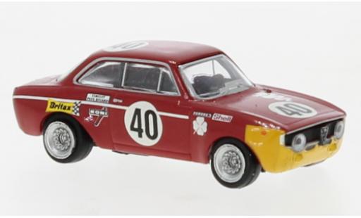 Diecast model cars Alfa Romeo Giulia sprint gta A 1300 Spa 1971 1/87 Brekina