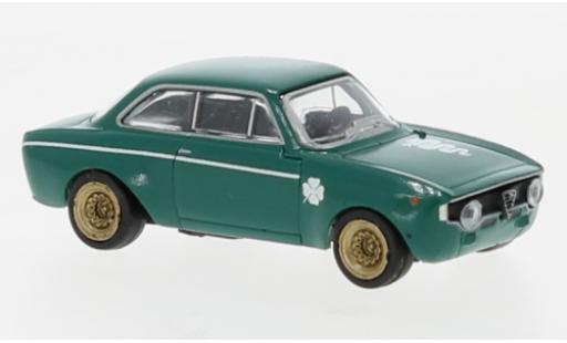 Diecast model cars Alfa Romeo Giulia sprint gta A 1300 green 1971 1/87 Brekina