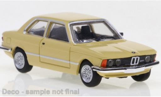 Diecast model cars Bmw 323 coupe i beige 1975 1/87 Brekina
