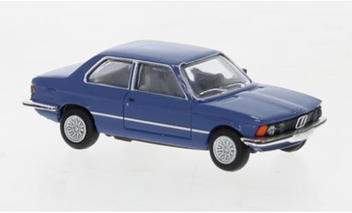 Diecast model cars Bmw 323 coupe i blue 1975 1/87 Brekina