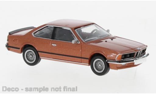 Diecast model cars Bmw 635 CSi metallise orange 1977 1/87 Brekina