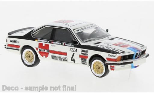 Diecast model cars Bmw 635 CSi No.4 W&Atilde;&frac14;rth 1984 1/87 Brekina