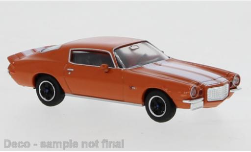 Diecast model cars Chevrolet Camaro Z28 Z 28 orange/white 1966 1/87 Brekina