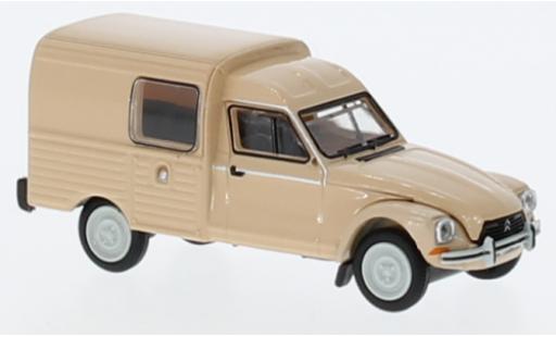 Diecast model cars Citroen Acadiane Fourgonnette beige 1976 1/87 Brekina