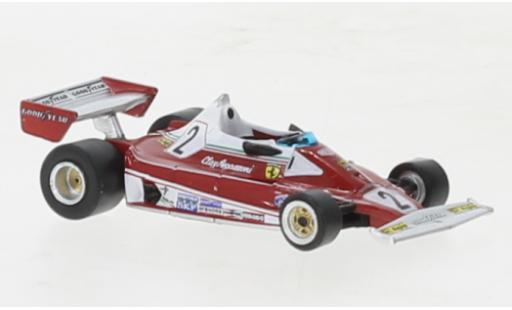 Diecast model cars Ferrari 312 T2 No.2 1976 1/87 Brekina