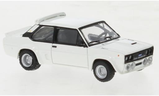 Diecast model cars Fiat 131 Abarth white 1975 1/87 Brekina