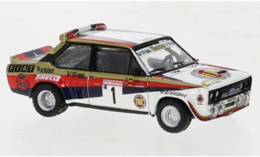 Diecast model cars Fiat 131 Abarth No.1 Warsteiner Rally Hunsr&Atilde;&frac14;ck 1980 1/87 Brekina