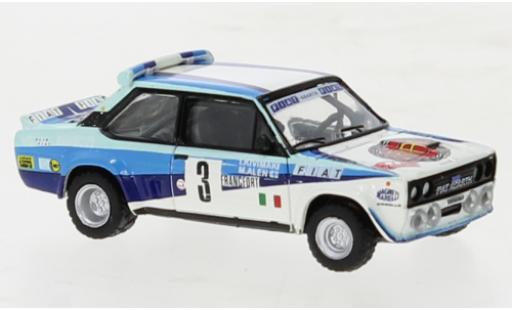 Diecast model cars Fiat 131 Abarth No.3 1980 1/87 Brekina