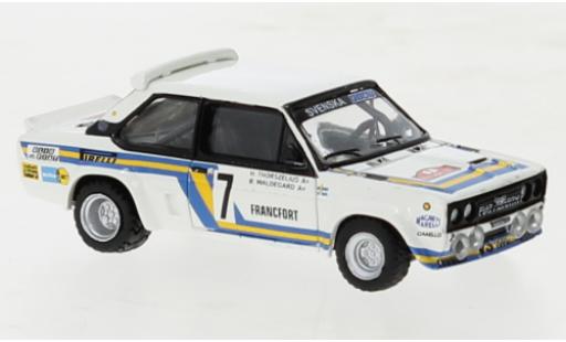 Diecast model cars Fiat 131 Abarth No.7 Svenska Monte Carlo 1980 1/87 Brekina