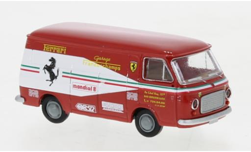Diecast model cars Fiat 238 Van fourgon garage Francorchamps 1966 1/87 Brekina
