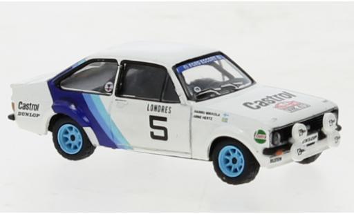 Diecast model cars Ford Escort RS 1800 No.5 Rally Monte Carlo 1979 1/87 Brekina
