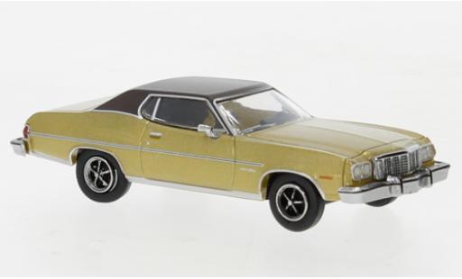 Diecast model cars Ford Gran Torino Gran Torino dor&Atilde;&copy;/matte-black 1976 1/87 Brekina