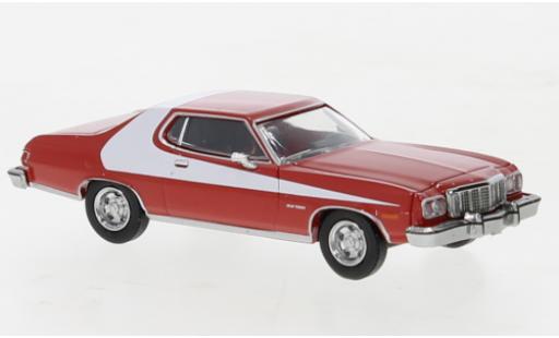 Diecast model cars Ford Gran Torino Gran Torino red/white 1976 1/87 Brekina