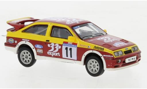 Diecast model cars Ford Sierra Cosworth RS 33 Export 1987 1/87 Brekina