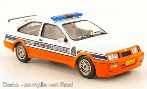 Diecast model cars Ford Sierra Cosworth RS Gendamerie (LU) 1988 1/87 Brekina