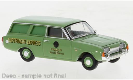 Diecast model cars Ford Taunus 17M P3 Turnier Schenker Cologne Bonn 1964 1/87 Brekina