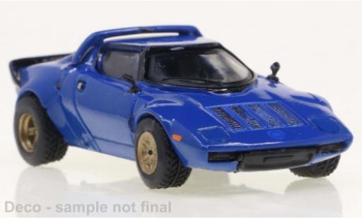 Diecast model cars Lancia Stratos HF blue 1975 1/87 Brekina