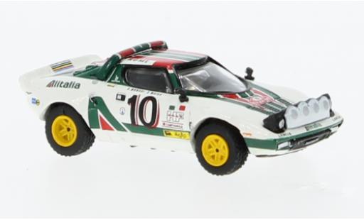 Diecast model cars Lancia Stratos HF No.10 Alitalia 1976 1/87 Brekina