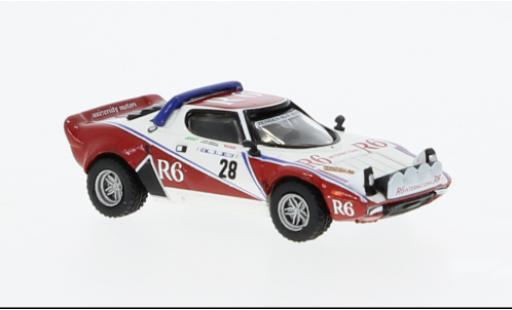 Diecast model cars Lancia Stratos HF No.28 R6 1982 1/87 Brekina