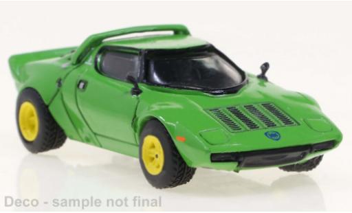 Diecast model cars Lancia Stratos HF green 1975 1/87 Brekina