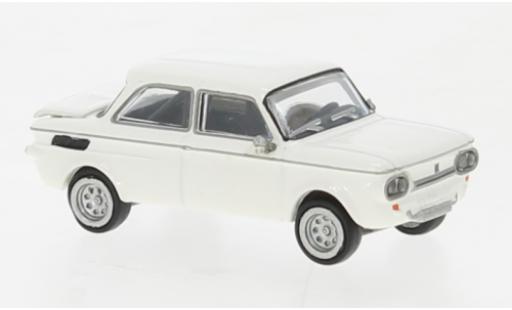 Diecast model cars NSU TTS Base white 1966 1/87 Brekina